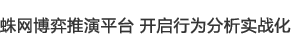 蛛网博弈推演平台 开启行为分析实战化